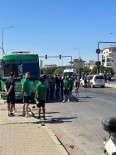 Serik Belediyespor Takimini Tasiyan Otobüs, Maç Öncesi Kaza Yapti, 1 Kisi Yaralandi Haberi