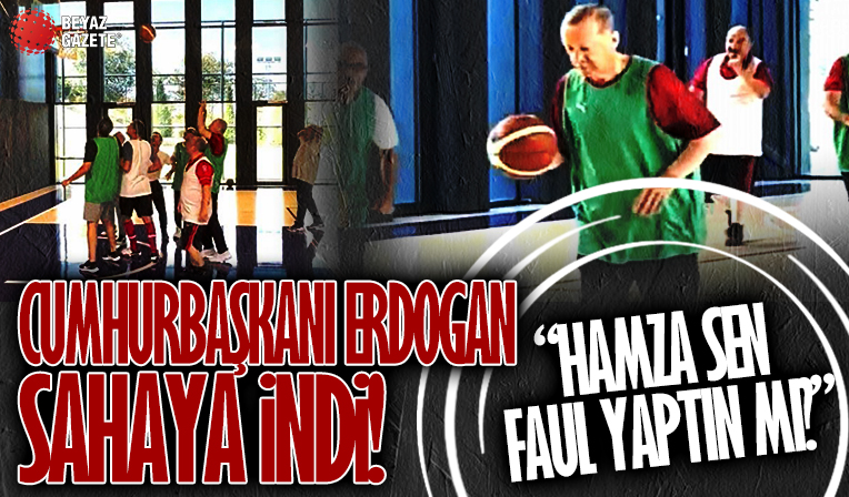 Cumhurbaşkanı Erdoğan sahaya indi: Masada sahada sporda mücadeleye devam!