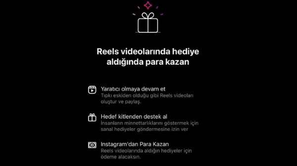 Reels videolarından para kazanma devri! Yeni özellik Türkiye'de