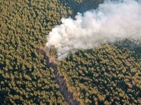 Hatay'da Orman Yanginina Havadan Ve Karadan Müdahale Sürüyor
