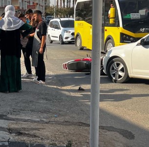 Mardin'de Otomobil Ile Motosikletin Karistigi Kazada 1 Kisi Yaralandi