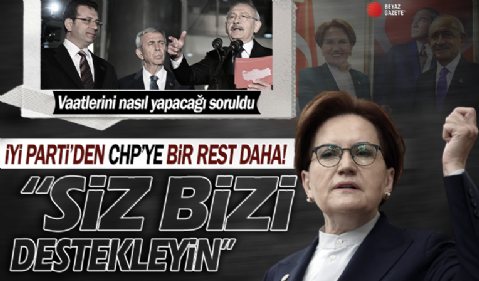 İYİ Parti'den CHP'ye İmamoğlu ve Yavaş resti: Desteklemeye mecbur ve mahkum muyuz?