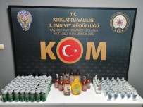 Kirklareli'nde Kaçakçilik Operasyonu Açiklamasi Sise Sise Kaçak Içki Ele Geçirildi