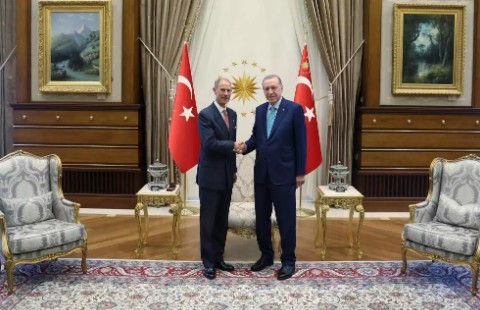 Erdoğan , Birleşik Krallık Dükü Prens'i kabul etti