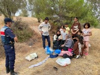 Ayvacik'ta 22 Kaçak Göçmen Ile 5 Organizatör Yakalandi