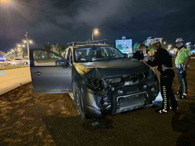 Mentese'de Kaza Açiklamasi Trafik Polisi Ölümden Döndü