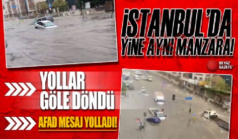 Valilik uyarmıştı! İstanbul’da sağanak yağış başladı! Meteoroloji o iller için alarm verdi!