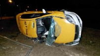 Cenaze Dönüsü Taksi Takla Atti Açiklamasi 4 Yarali