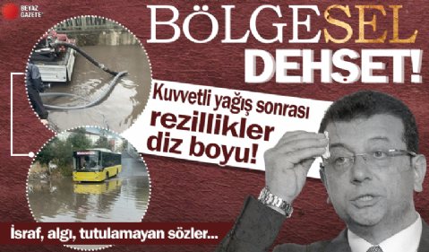 İstanbul'da kuvvetli yağış sonrası yine aynı manzara: Cadde ve altgeçitler göle döndü