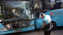 Kahramanmaraş’ta halk otobüsleri çarpıştı: 9 yaralı