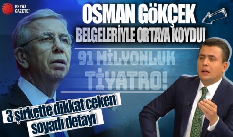 Mansur Yavaş'ın ihale tiyatrosu: Osman Gökçek belgeleriyle ortaya koydu... 3 şirkkette dikkat çeken soyisim detayı