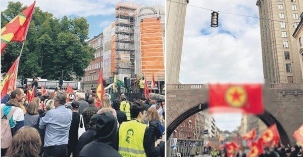 İsveç durmuyor! Skandallara bir yenisi eklendi: İsveç sokaklarında PKK eylemi...