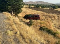 Elazig'da Hafif Ticari Araç Sarampole Uçtu Açiklamasi 1 Ölü, 4  Yarali