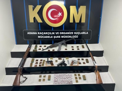 Adana'da Silah Ticareti Yapanlar Yakalandi, Uzun Namlulu Silah Ve Tabancalar Ele Geçirildi