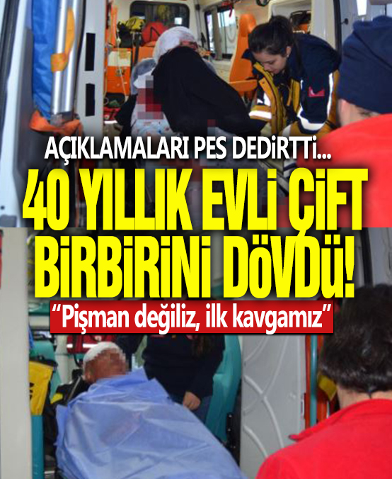Aksaray'da 40 yıllık evli çiftin kavgası kanlı bitti: Vazoyla birbirlerini dövdüler