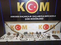 Ankara'da 3 Bin 759 Adet Tarihi Obje Ve 63 Sikke Ele Geçirildi