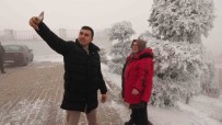 Yozgat'ta Yüksek Kesimlerde Kar Ve Sis Etkili Oldu