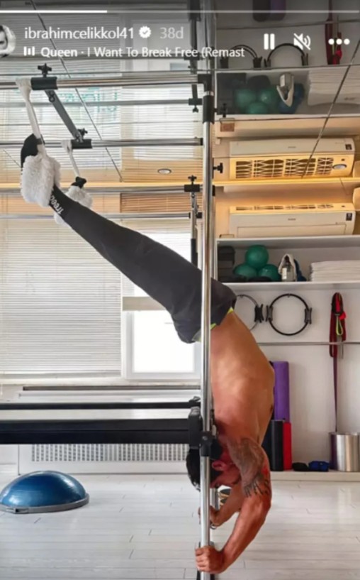 İbrahim Çelikkol pilatese başladı