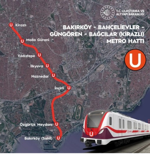 Adulkadir Uraloğlu'ndan Bakırköy-Kirazlı metrosunda inceleme: Kaba işlerin yüzde 97'si tamamlandı