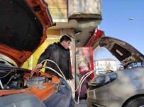 Ardahan'da Sibirya Soguklari Açiklamasi Araçlar Çalismadi Haberi