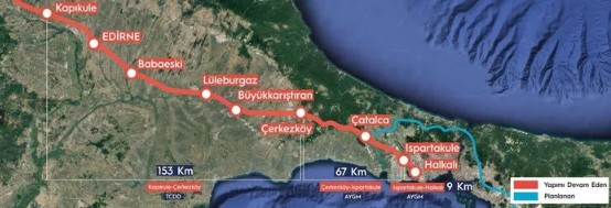 4 saatten 1 saat 30 dakikaya düşüyor! Halkalı-Kapıkule Hızlı Tren Hattı Projesi için tarih belli oldu