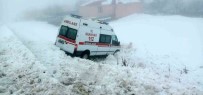 Bingöl'de Ambulans Buzlanma Nedeniyle Yoldan Çikti Açiklamasi 5 Yarali