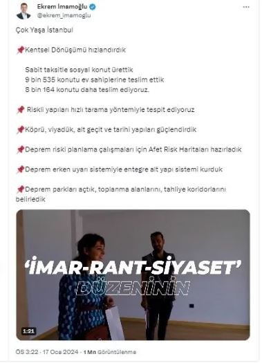 İmamoğlu depremi sadece reklam olarak kullandı: Yalan söylerken yüzü bile kızarmadı