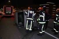 Alkollü Sürücünün Hakimiyetini Kaybettigi Araç 50 Metre Savruldu