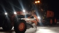 Bin 825 Rakimli Alacabel'de Gece Baslayan Kar Yagisi 10 Kilometrelik Alanda Etkili Oldu Haberi