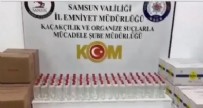 Samsun'da Çengel-6 Operasyonu: 1 ton 56 litre etil alkol ele geçirildi