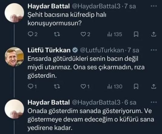 Küfürbaz Lütfü Türkkan'dan yeni edepsizlik!