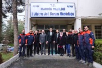 Mardin Valisi Tuncay Akkoyun, AFAD Il Müdürlügünde Incelemelerde Bulundu