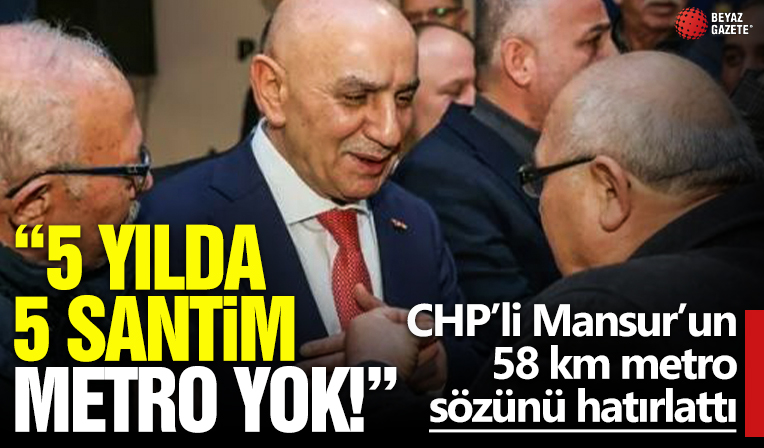 AK Parti ABB Adayı Turgut Altınok: 5 yılda 5 santim metro yok