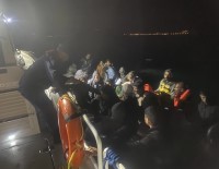 Ayvacik Açiklarinda 38 Kaçak Göçmen Yakalandi