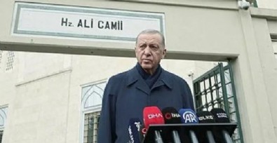 Başkan Erdoğan, cuma namazını Hazreti Ali Camisi'nde kıldı