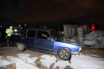 Kazaya Neden Olan Sürücü Aracini Insaat Alanina Birakip Kaçti