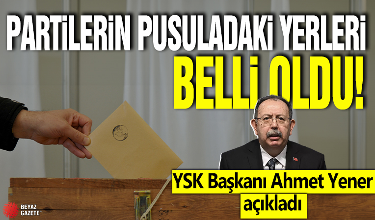 Partilerin pusuladaki yeri netleşti: AK Parti pusulada 1. sırada yer alacak
