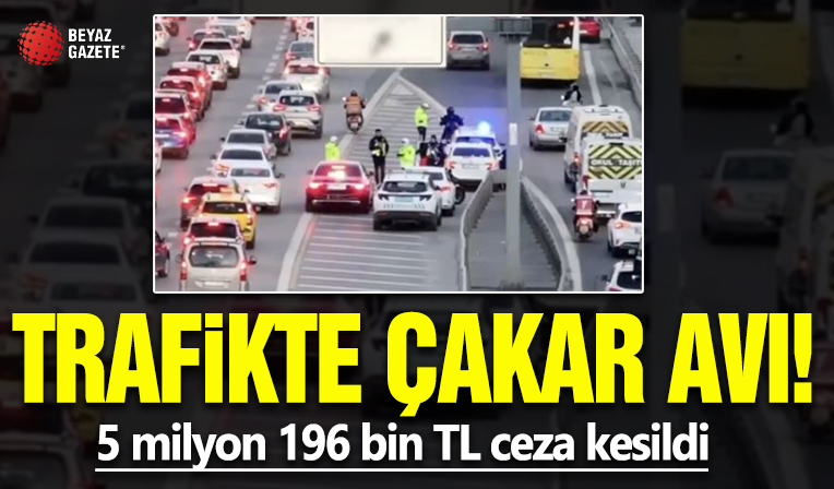 81 ilde çakar lamba denetimi: 5 milyon 196 bin TL ceza kesildi