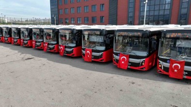 Büyüksehir Toplu Tasima Filosuna 20 Yeni Otobüs Daha Katti