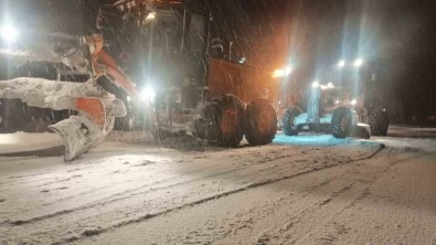 Antalya-Konya Karayolunda Kar Yagisi Basladi