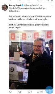 CHP Eski Il Baskani Tasel'den Meclis Üyesi Aday Seçimlerine 'Yüzde 50 Demokrasi' Yorumu