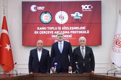 'Kamu Toplu Is Sözlesmeleri Ek Çerçeve Anlasmasi Protokolü' Imzalandi