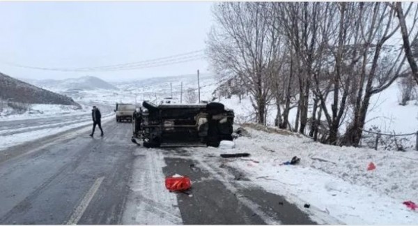 Bingöl'de cip takla attı: Doktor yaralandı!