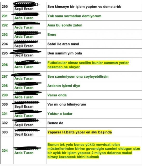 Yeni mesajlar ortaya çıktı! Arda Turan eşine çanta almak için Seçil Erzan'dan para istedi