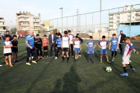 Baskan Gültak Çocuklarla Idman Yapti