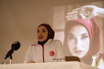 Milli Tekvandocu Kübra Dagli, KBÜ'de Ögrencilerle Bulustu