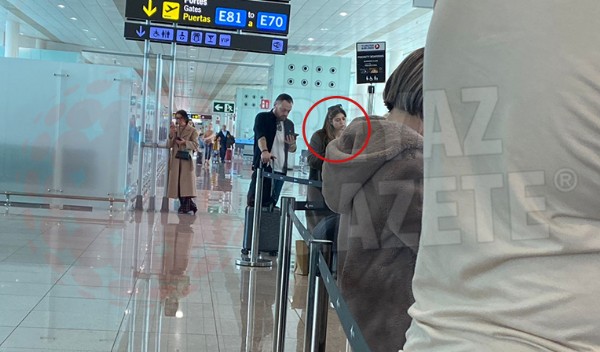 Ünlü oyuncu havalimanında görüntülendi