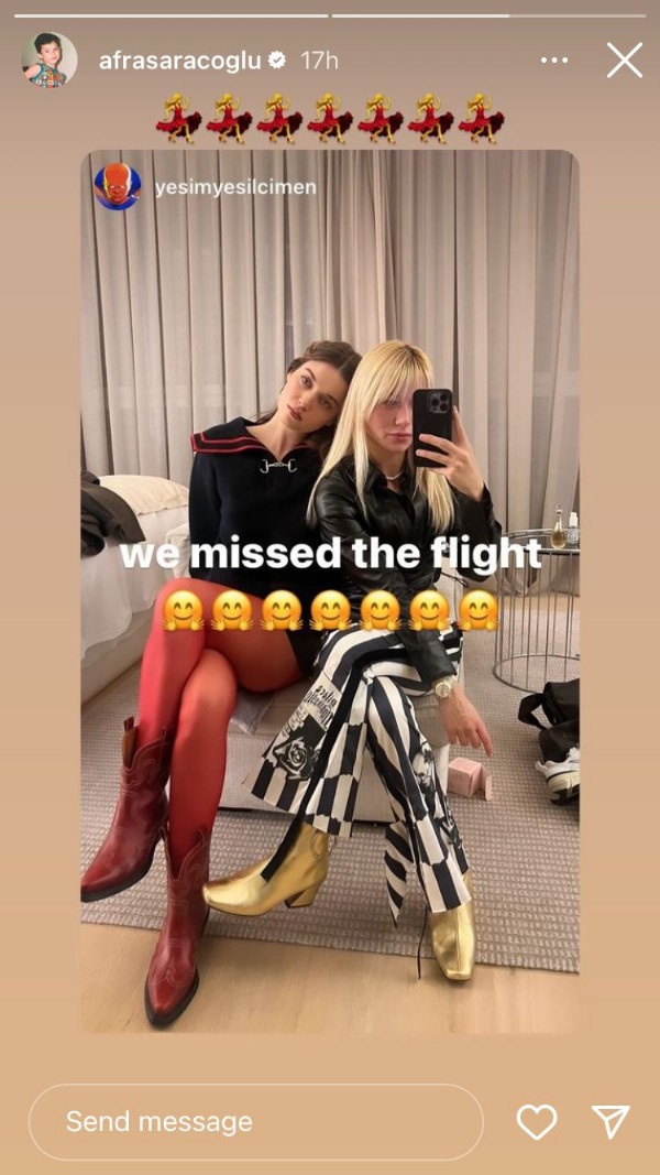 Ünlü oyuncu havalimanında görüntülendi