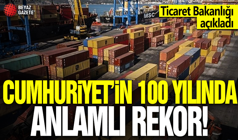 2023'te Cumhuriyet tarihinin ihracat rekoru kırıldı
