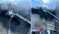 Sultangazi'de dört katlı fabrikada korkutan yangın: Ekipler olay yerine sevk edildi